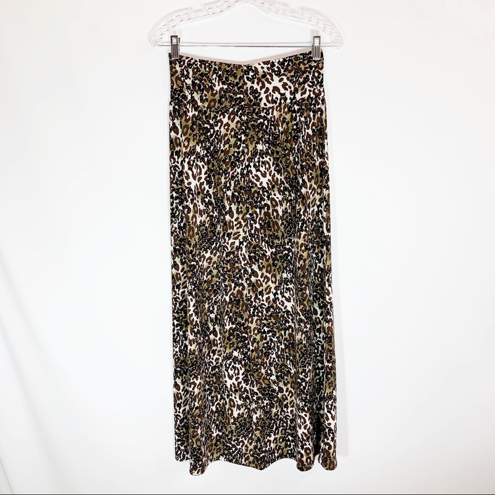 🌼AGB Maxi Skirt in Leopard Print